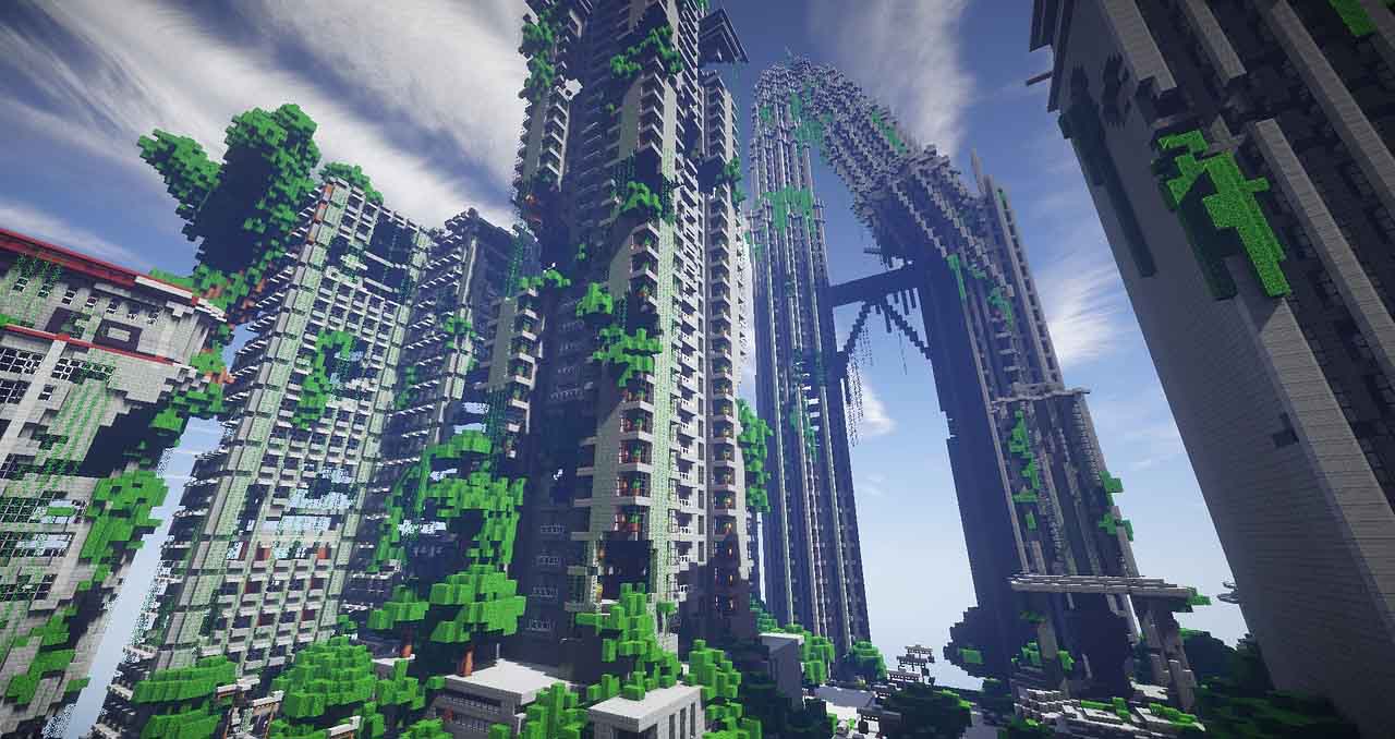 El planeta Tierra en Minecraft