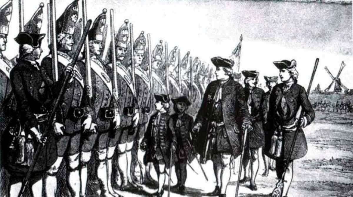 El ejército de gigantes de Prusia