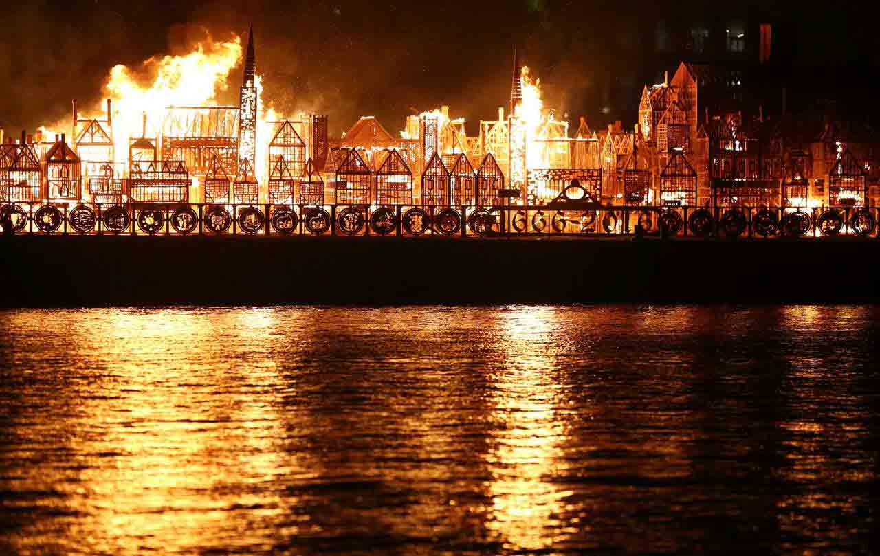 El Gran Incendio de Londres de 1666